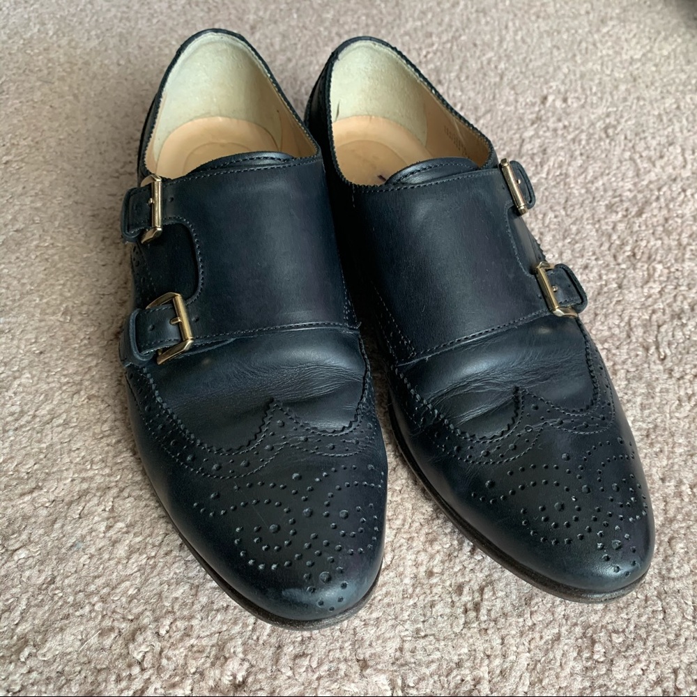 j.Crew Oxford Wingtip Brogue Double Monk Strap